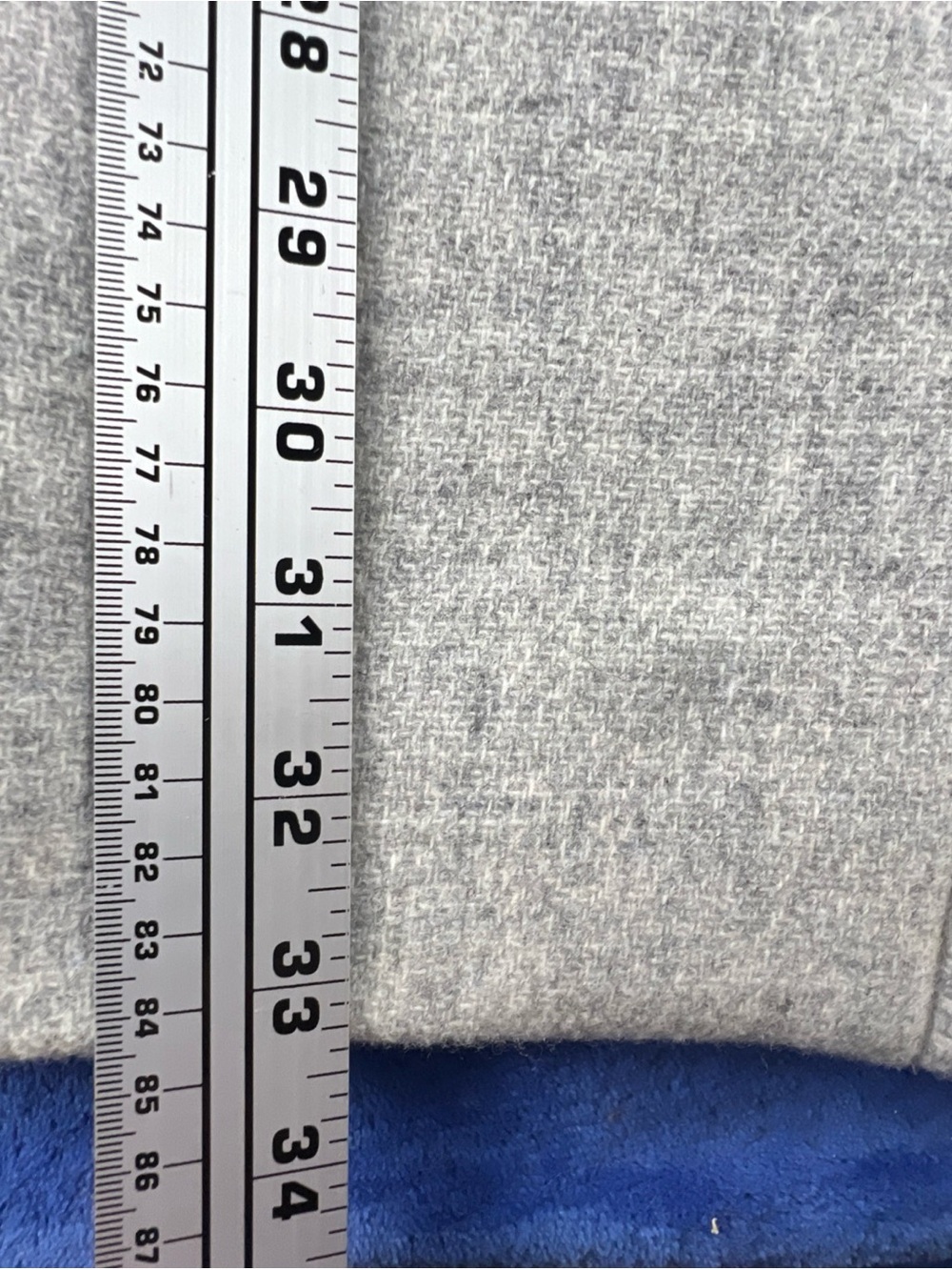 J. CREW Nello Gori Toscana Coat Italian Stadium-Cloth Wool Blend Size 10 Gray - Picture 10 of 14